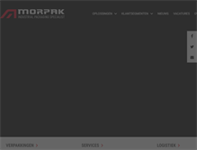 Tablet Screenshot of morpak.nl